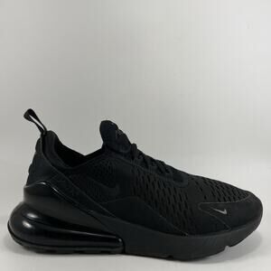 Nike Air Max 270 Low Triple Black AH6789-006 Womens Size 8.5 Athletic Sneaker